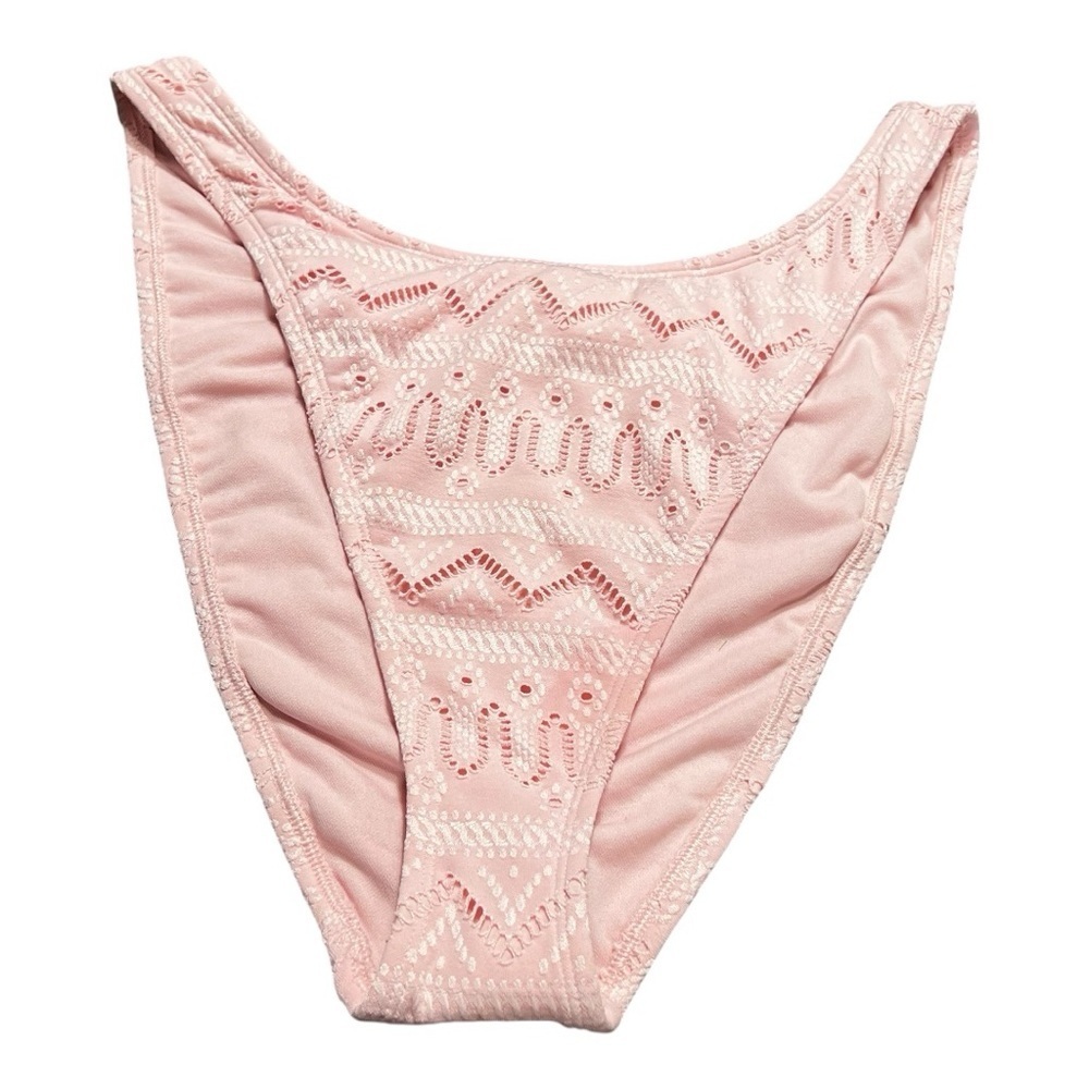 ❤️3/$15 NWT Wild Fable Women’s Eyelet Mid- Rise Light Pink bottom XL (16)